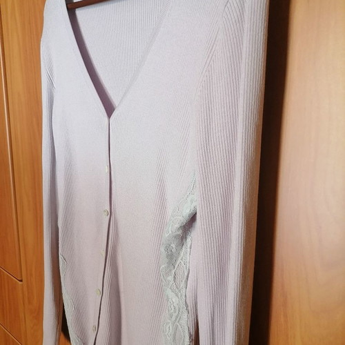 Madeleine women's cardigan purple/lilac like new, size L