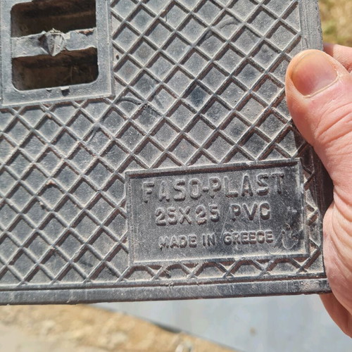 Manhole cover used PVC 25x25