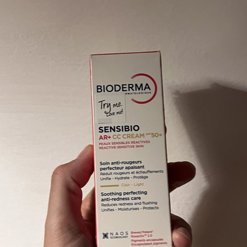 Bioderma Sensibio AR+ CC Cream SPF50+ Light 40 ml new