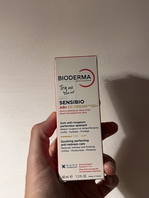 Bioderma Sensibio AR+ CC Cream SPF50+ Light 40 ml new