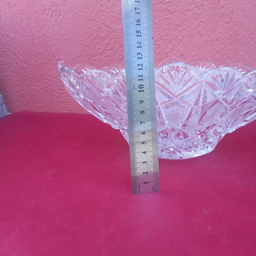 Crystal fondue bowl