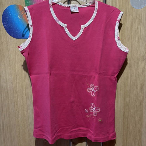 Cotton sleepwear set like new, pink, size M