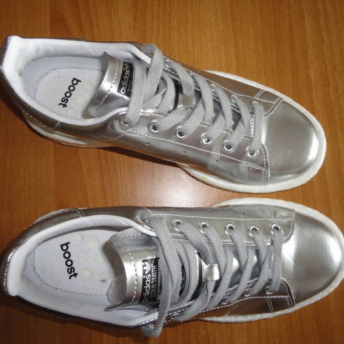 Adidas Stan Smith women's sneakers size 37 like new, silver