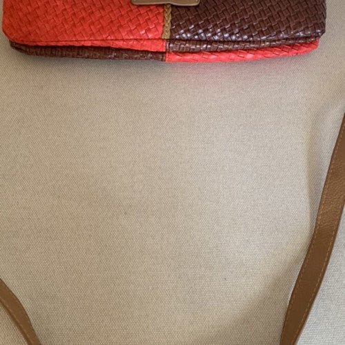 Doca shoulder bag brown and red like new