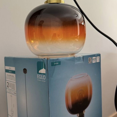 Pendant ceiling light spherical glass like new