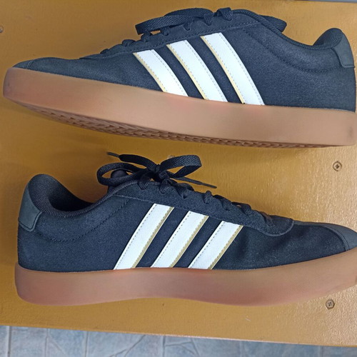 Adidas VL Court 3.0 Sneakers like new, black/brown, size 44⅔
