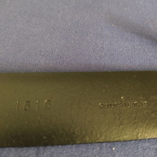 Cesare Paciotti black leather belt like new, size 75