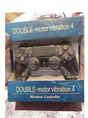 Doubleshock ασύρματο gamepad για PS4 μαύρο, καινούργιο