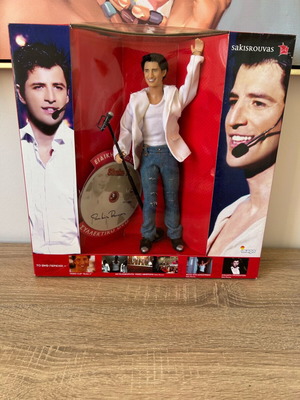 Συλλεκτική κούκλα Σάκης Ρουβάς με DVD σαν καινούργιο