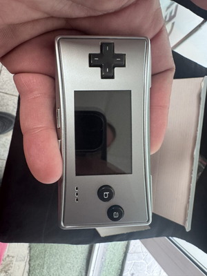Nintendo Gameboy Micro console like new, silver