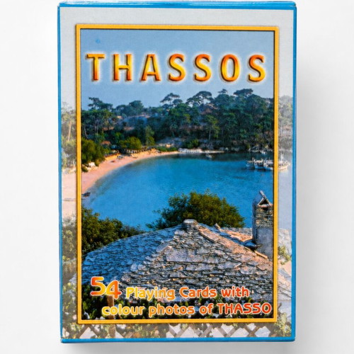 Thassos Playing Cards 54 Sheets souvenir, like new