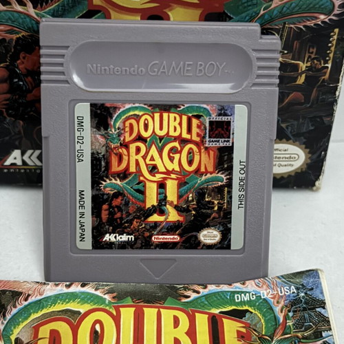Double Dragon II Nintendo Game Boy used, USA edition with box and manual