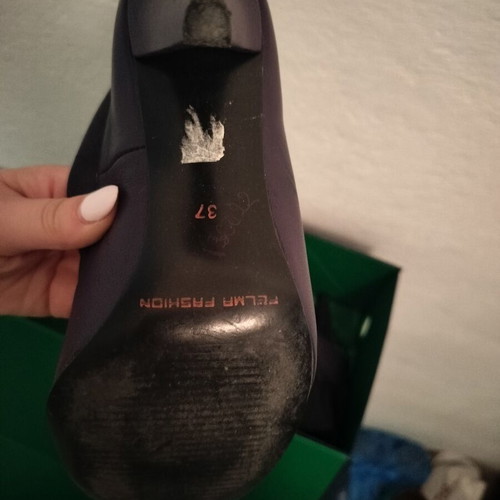 Ankle boots purple used, size 37