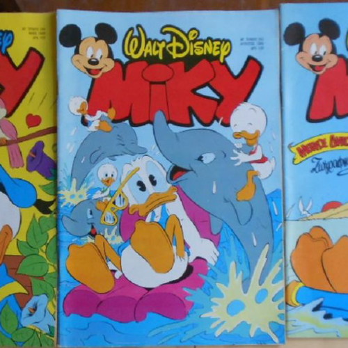 Disney comics pack 14 issues with Miky, Komix, Chip & Dale