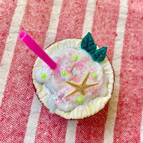 Decorative Coconut Cocktail Handmade