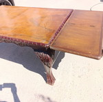 Chippendale Classic Dining Table used, solid wood, double extension