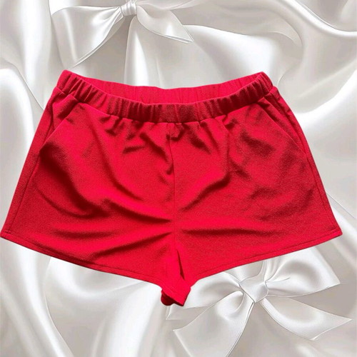 Plus size Shein shorts new, red, size XXL