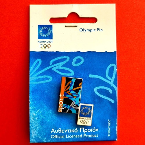 Authentic Athens 2004 Olympic Pin Set of 6 New