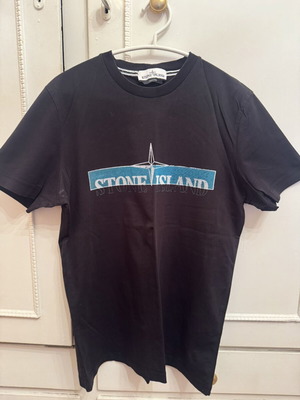 Stone Island T-shirt used, size S, black and blue