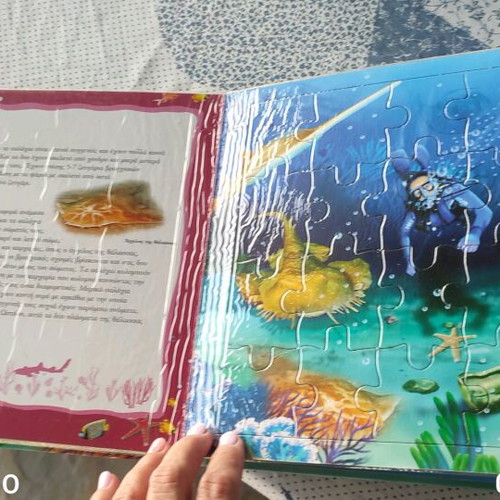 Nature Wonders puzzle book about sharks new