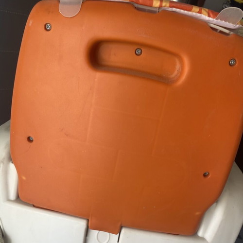Chicco portable high chair used, adjustable for all chairs