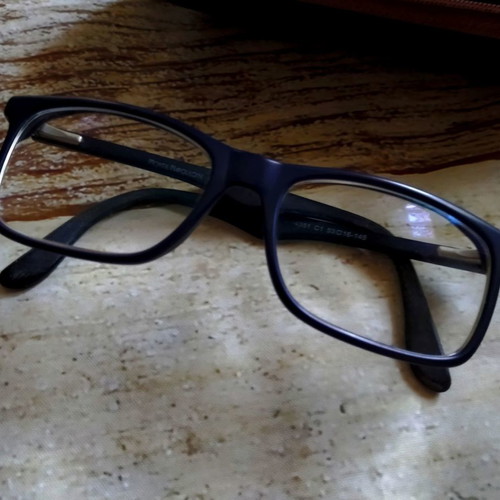 Monte Napoleone prescription glasses used, blue, men's, with free CD