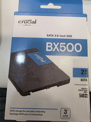 Crucial BX500 2TB 2.5-inch SATA III SSD