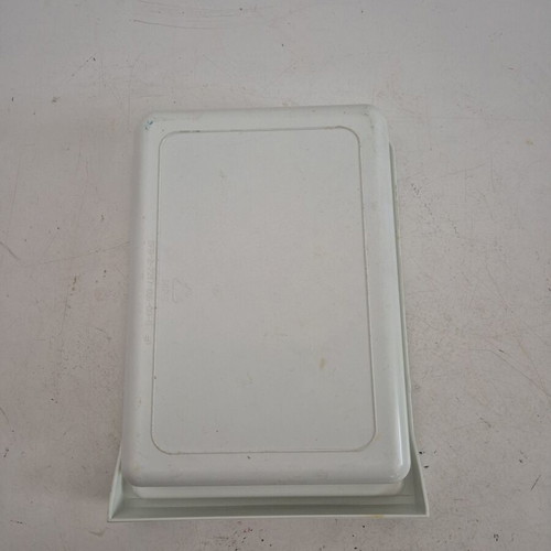 Vintage plastic ice cube tray, white