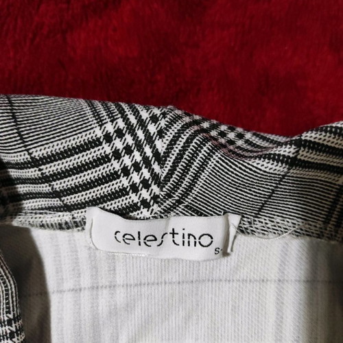 Celestino checked jacket size S-M, unlined, multicolor