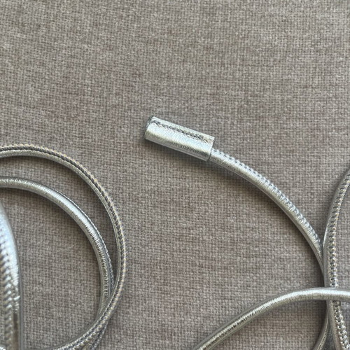 Cos leather belt like new, adjustable, silver