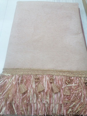 English quilt Emily's H class new with pink corduroy velvet pillow