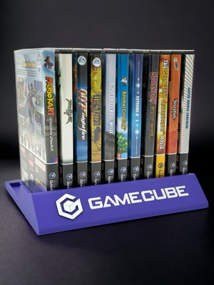 Nintendo GameCube 12-Game Holder with Official Logo Made to Order