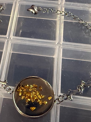 Silver bracelet made of stainless steel new