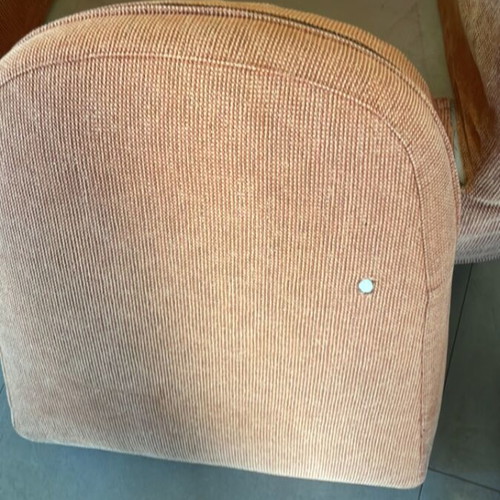 Armchair with footstool like new, removable washable cover