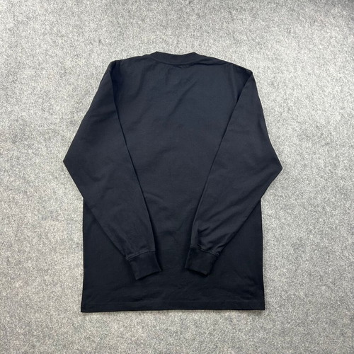 Dickies Black Long Sleeve Pocket Tee Medium, 100% Cotton