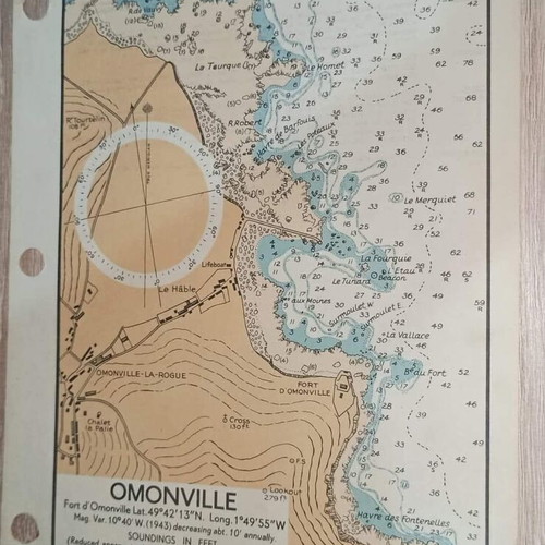 Normandy Landing Maps 1943 like new, 16 authentic Anglo-French maps