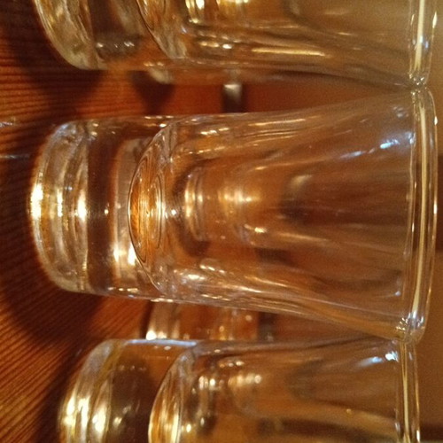Set of 6 shot glasses like new