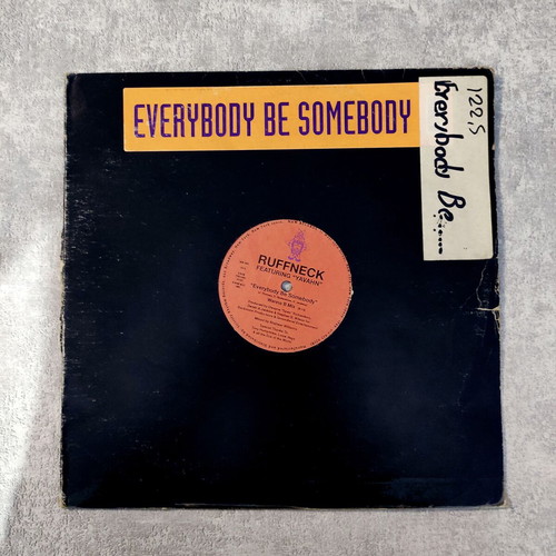 Ruffneck Featuring Yavahn Everybody Be Somebody 12'' Vinyl Single used