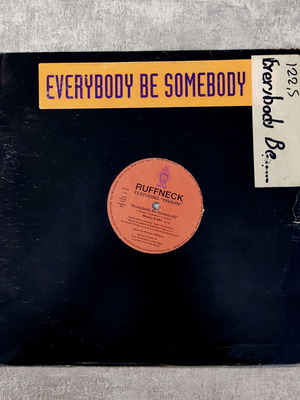 Ruffneck Featuring Yavahn Everybody Be Somebody 12'' Vinyl Single used