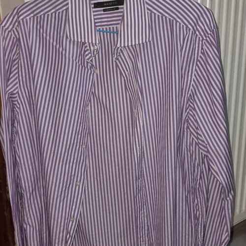 Manetti shirt large new, 100% cotton multicolor