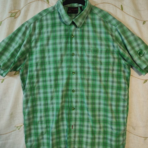 Mammut men's summer hiking shirt size L used, quick-dry fabric