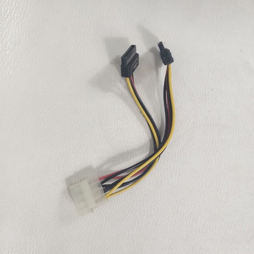 Molex to 2x SATA 15cm adapter cable