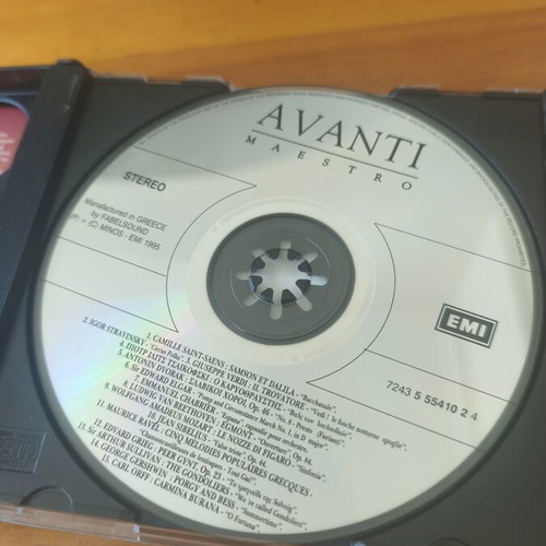 Avanti Maestro Emi Classics double CD used, classical