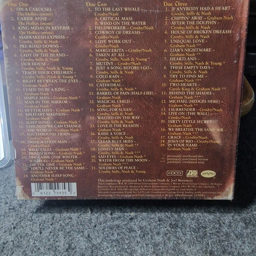 Graham Nash Reflections 3CD box new, rock