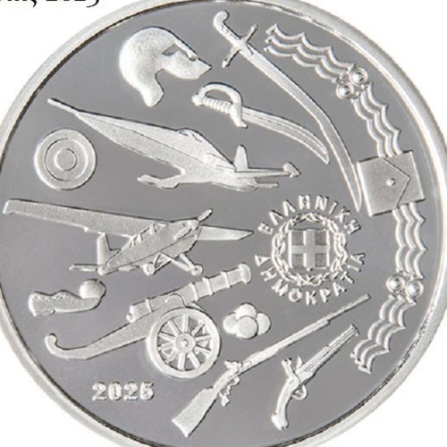 50 Years War Museum Silver 5 Euro Coin new