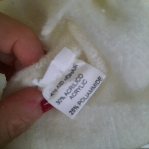 Pullover new with slim fit, cream, size S