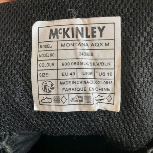 McKinley hiking boots used size 43