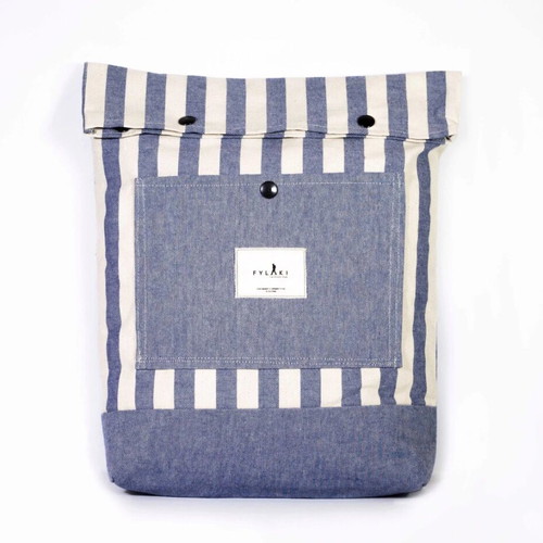 Backpack ριγέ Fylaki 100% cotton like new