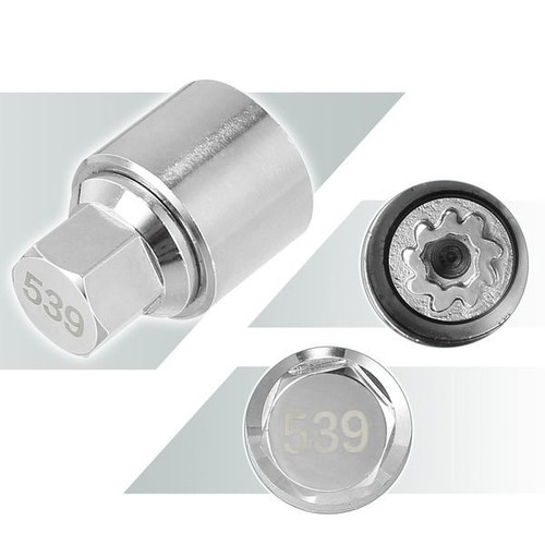 X AUTOHAUX key for VW Touareg Tiguan locking bolts, 1 pc
