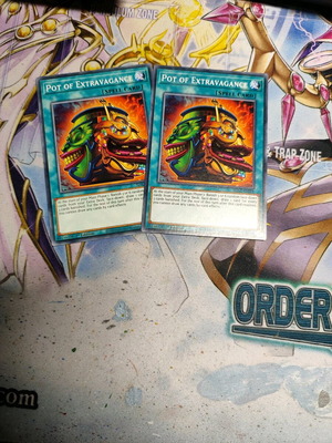 Pot of Extravagance Yu-Gi-Oh cards new, set of 2